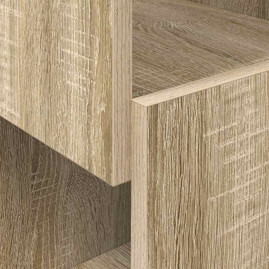 Hoekkast Wit 30,5x30x65cm Bewerkt hout