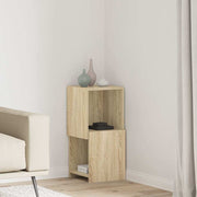 Hoekkast 30,5x30x65 cm bewerkt hout wit