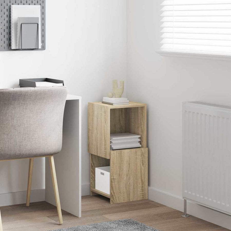 Hoekkast Wit 30,5x30x65cm Bewerkt hout