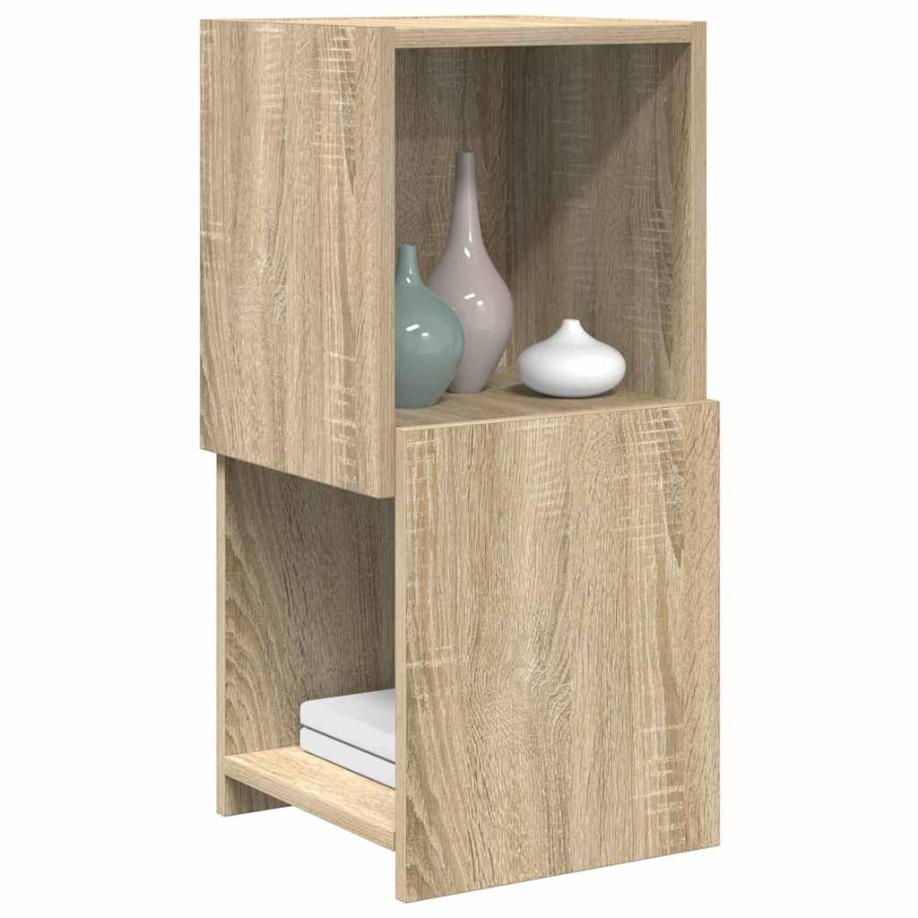 Hoekkast Wit 30,5x30x65cm Bewerkt hout