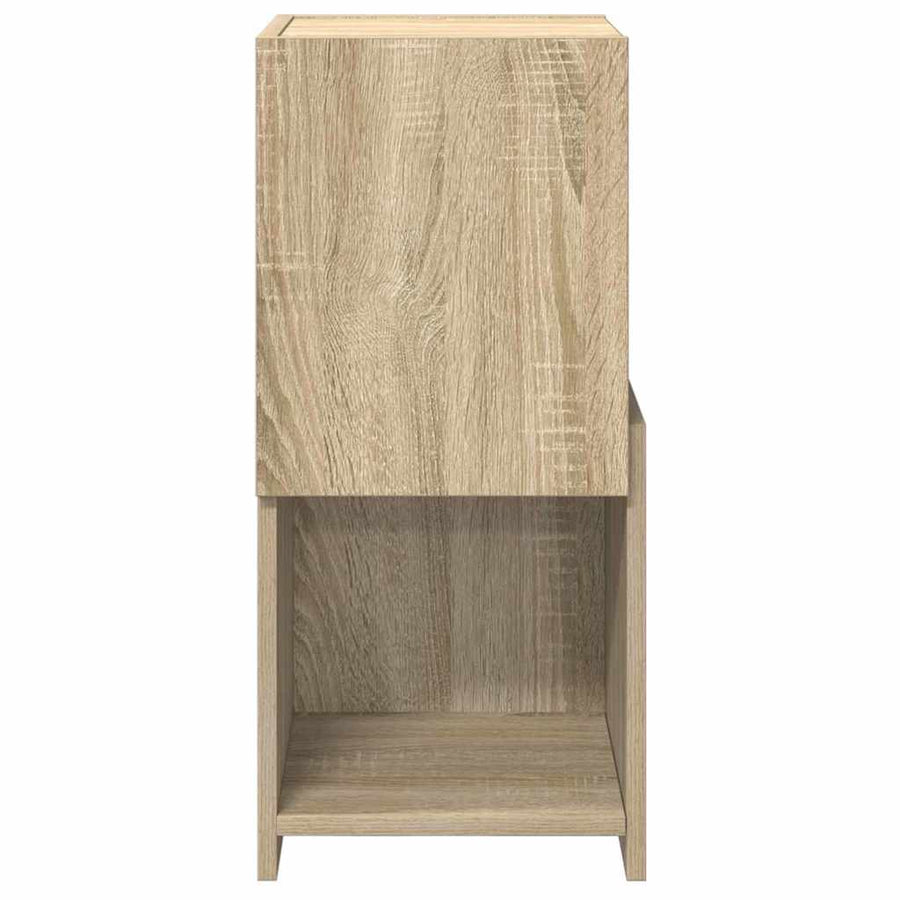 Hoekkast Wit 30,5x30x65cm Bewerkt hout