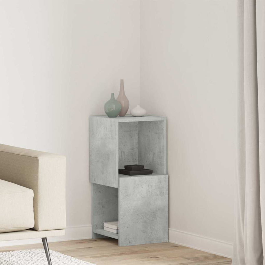 Hoekkast Wit 30,5x30x65cm Bewerkt hout