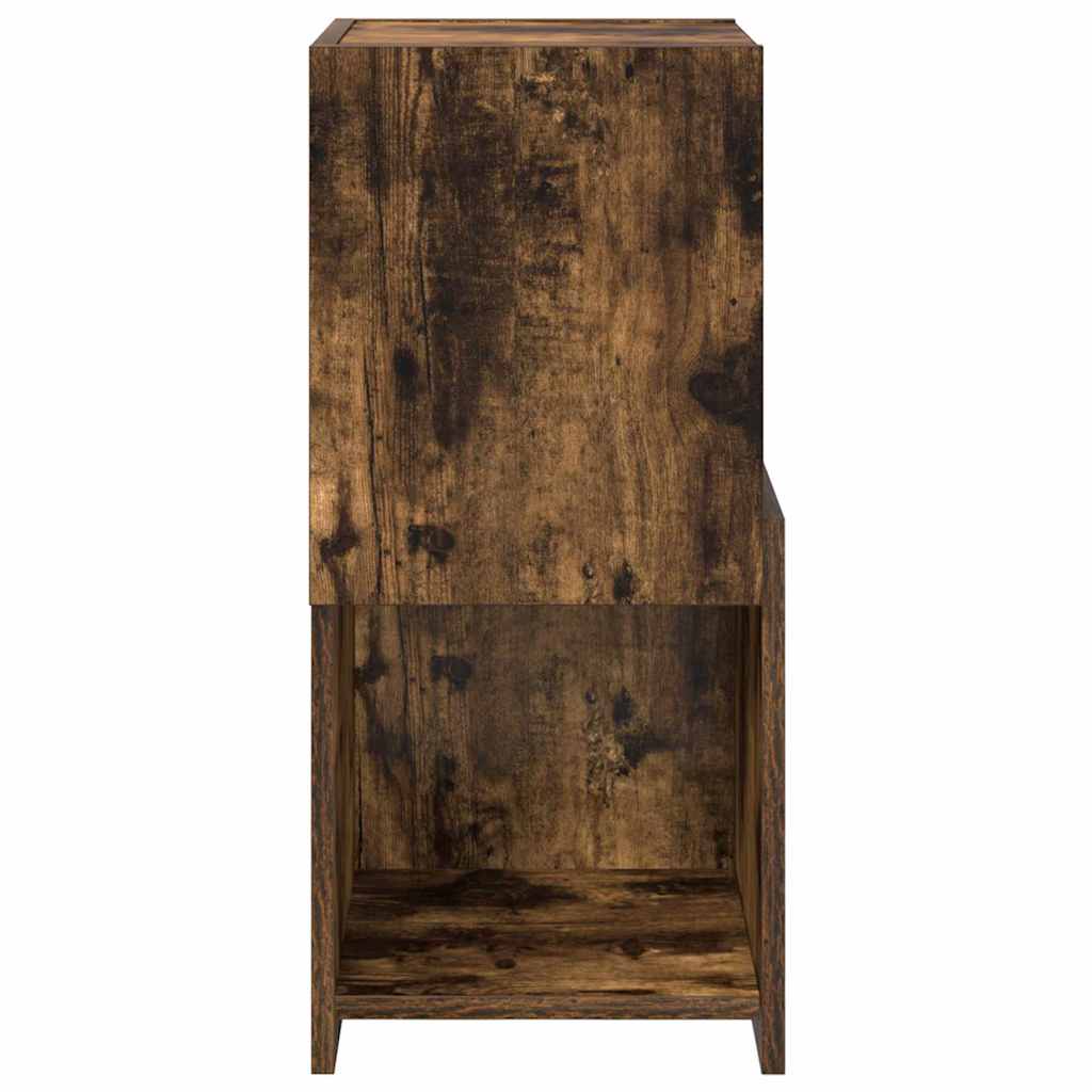 Hoekkast Wit 30,5x30x65cm Bewerkt hout