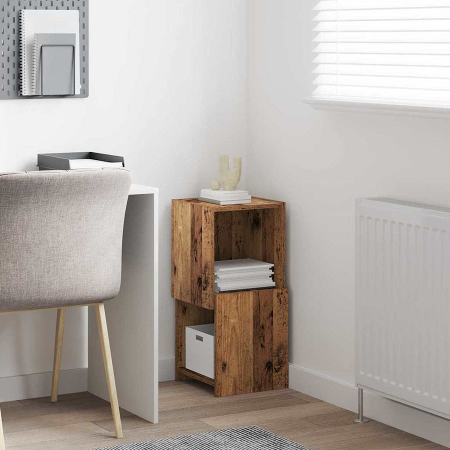 Hoekkast Wit 30,5x30x65cm Bewerkt hout
