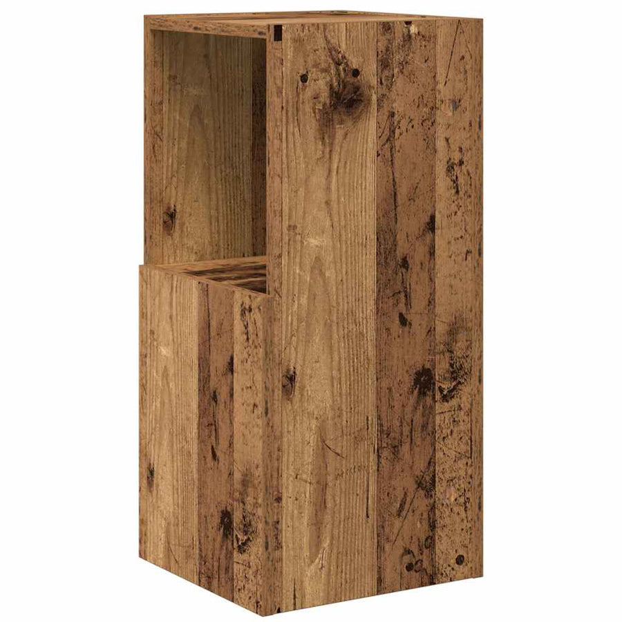 Hoekkast Wit 30,5x30x65cm Bewerkt hout
