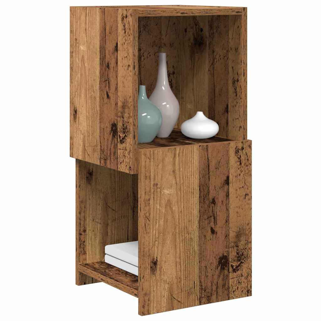 Hoekkast Wit 30,5x30x65cm Bewerkt hout