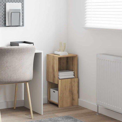 Hoekkast Wit 30,5x30x65cm Bewerkt hout