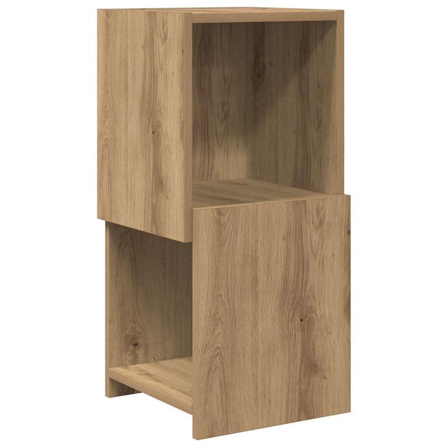 Hoekkast Wit 30,5x30x65cm Bewerkt hout
