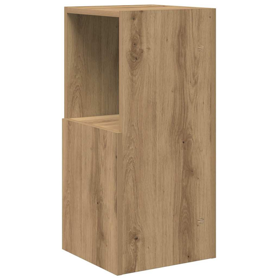 Hoekkast Wit 30,5x30x65cm Bewerkt hout