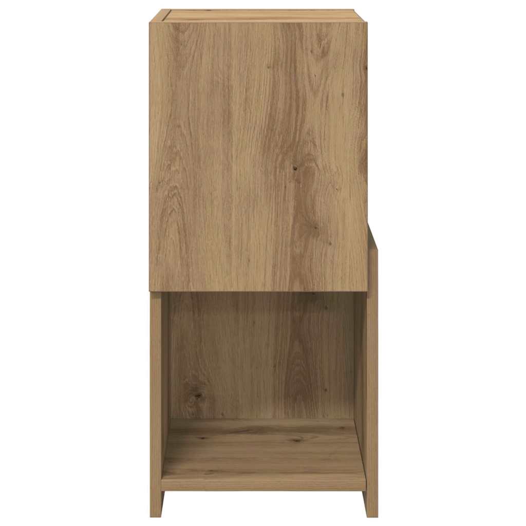 Hoekkast Wit 30,5x30x65cm Bewerkt hout