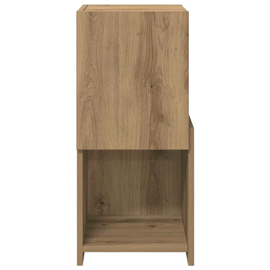 Hoekkast Wit 30,5x30x65cm Bewerkt hout