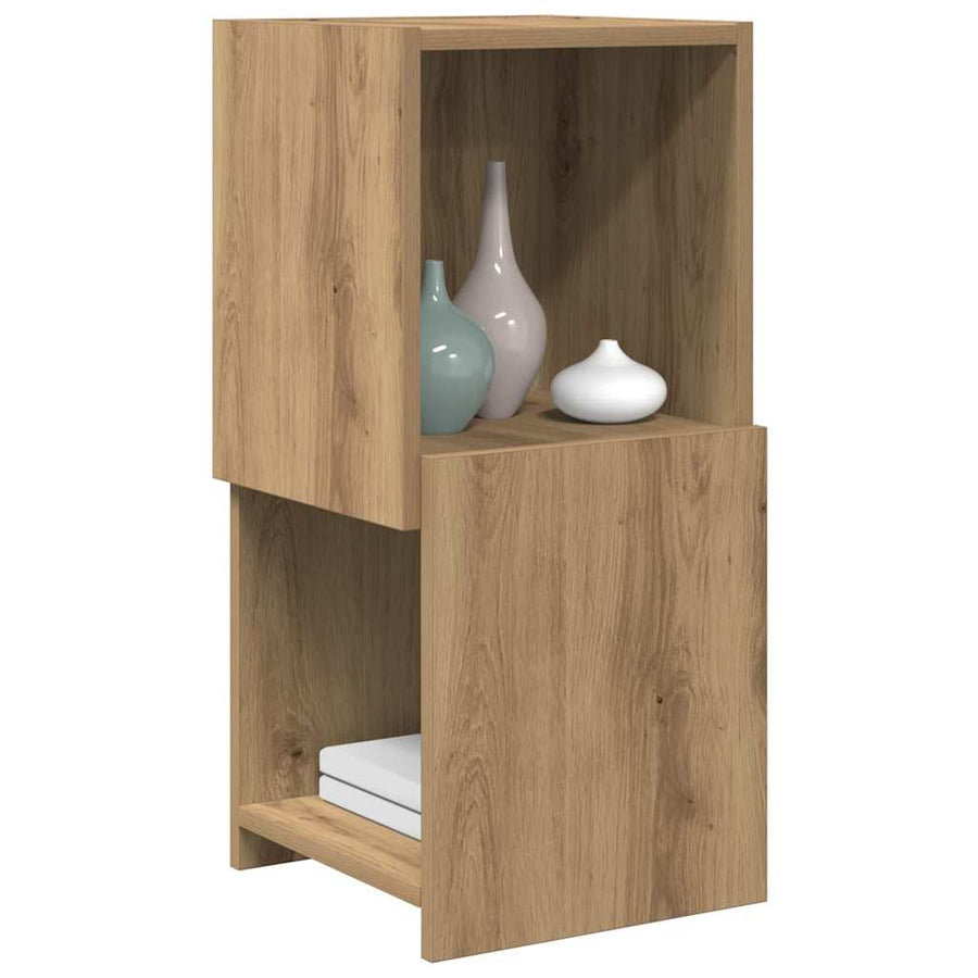 Hoekkast Wit 30,5x30x65cm Bewerkt hout
