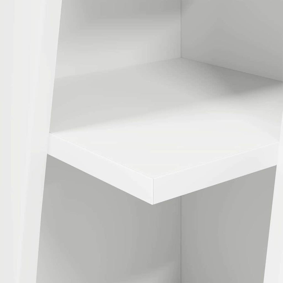 Hoekkast Wit 27,5x27x102cm Bewerkt hout