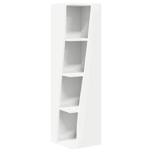 Hoekkast Wit 27,5x27x102cm Bewerkt hout