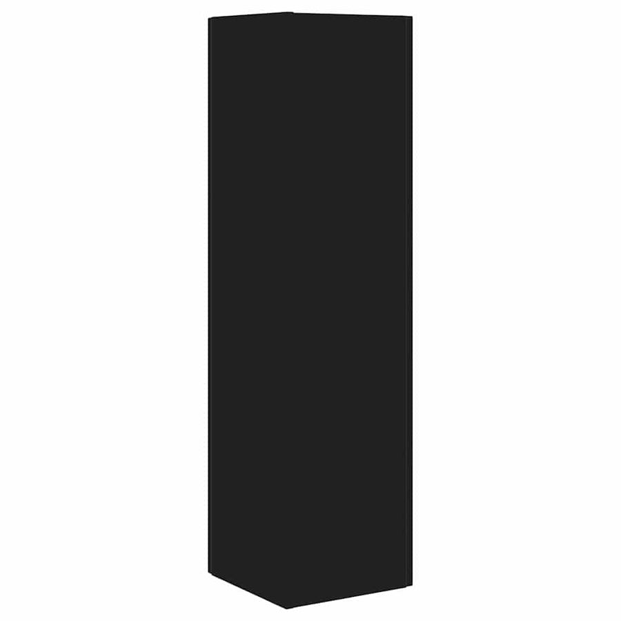 Hoekkast Wit 27,5x27x102cm Bewerkt hout