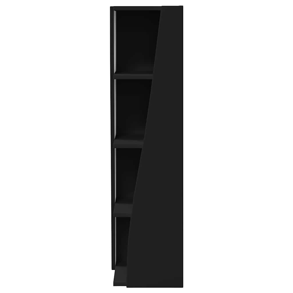 Hoekkast Wit 27,5x27x102cm Bewerkt hout