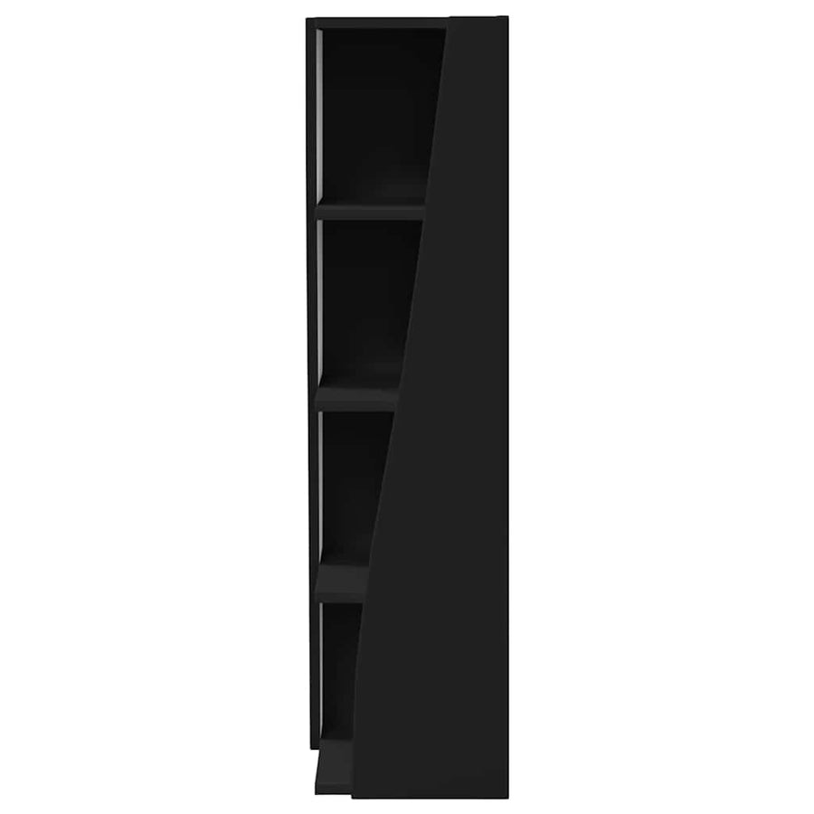 Hoekkast Wit 27,5x27x102cm Bewerkt hout