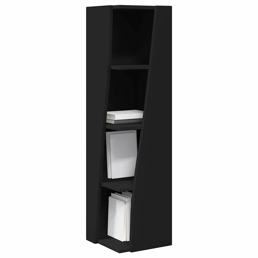 Hoekkast Wit 27,5x27x102cm Bewerkt hout