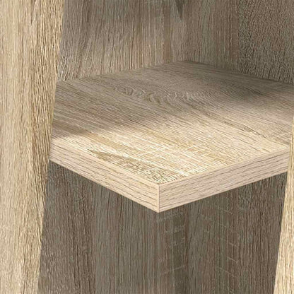 Hoekkast Wit 27,5x27x102cm Bewerkt hout