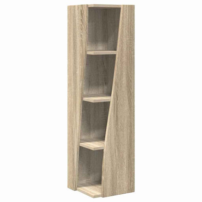 Hoekkast Wit 27,5x27x102cm Bewerkt hout