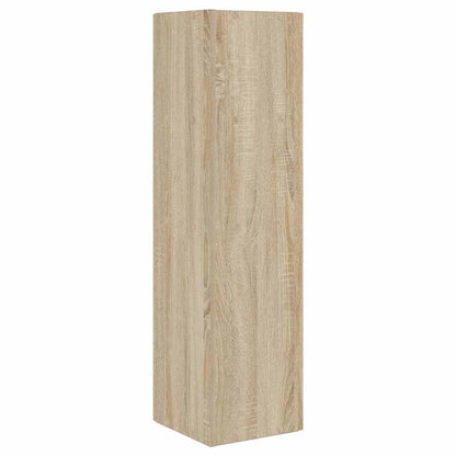 Hoekkast Wit 27,5x27x102cm Bewerkt hout