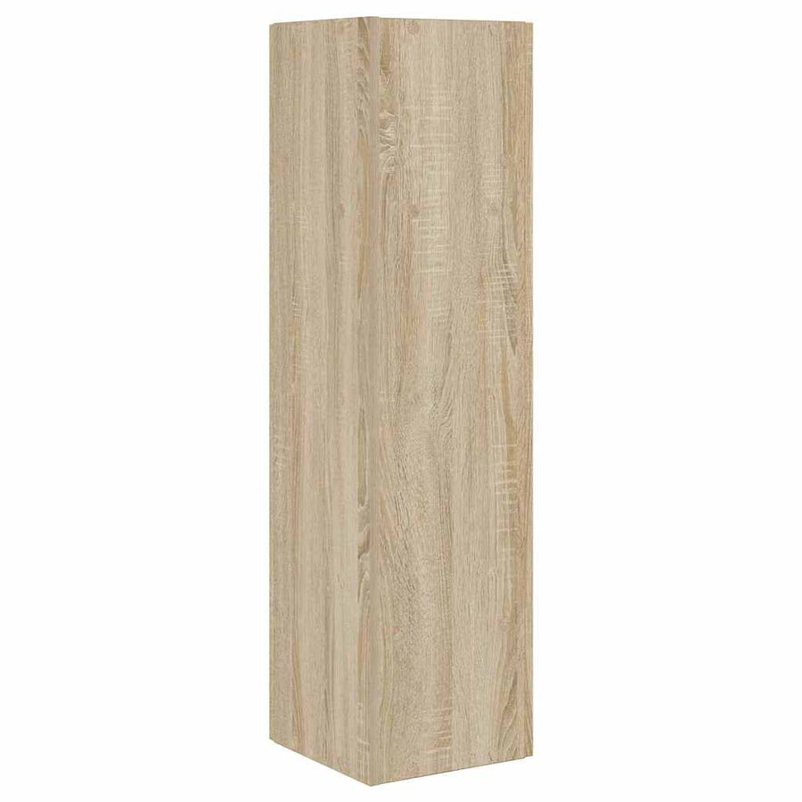 Hoekkast Wit 27,5x27x102cm Bewerkt hout