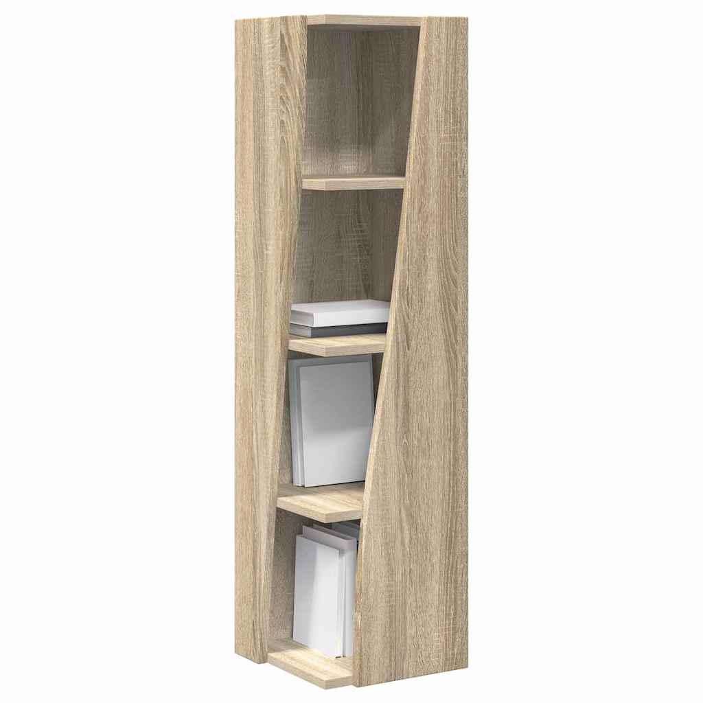 Hoekkast Wit 27,5x27x102cm Bewerkt hout
