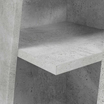 Hoekkast Wit 27,5x27x102cm Bewerkt hout