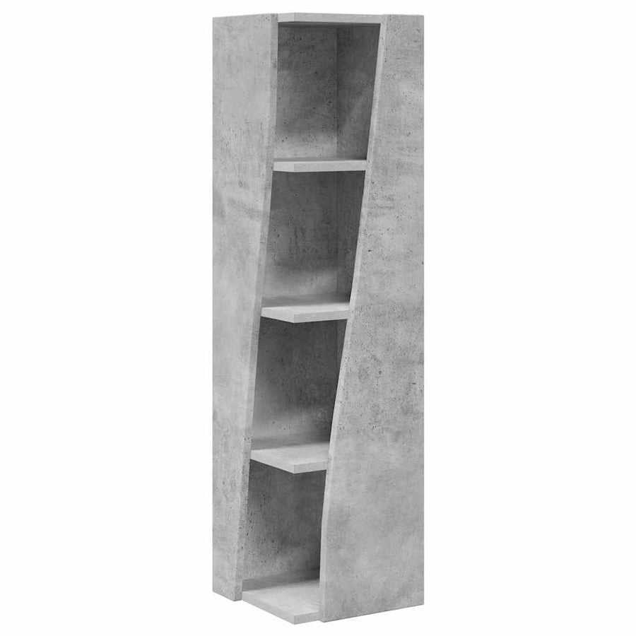 Hoekkast Wit 27,5x27x102cm Bewerkt hout
