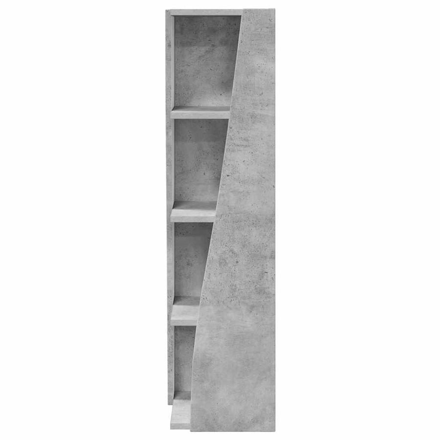 Hoekkast Wit 27,5x27x102cm Bewerkt hout