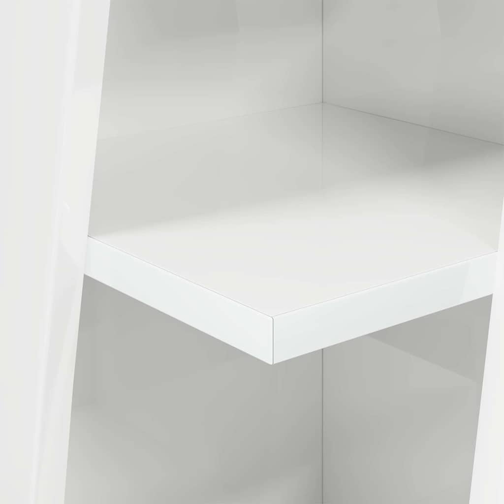 Hoekkast Wit 27,5x27x102cm Bewerkt hout