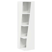Hoekkast Wit 27,5x27x102cm Bewerkt hout