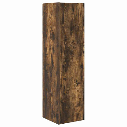 Hoekkast Wit 27,5x27x102cm Bewerkt hout