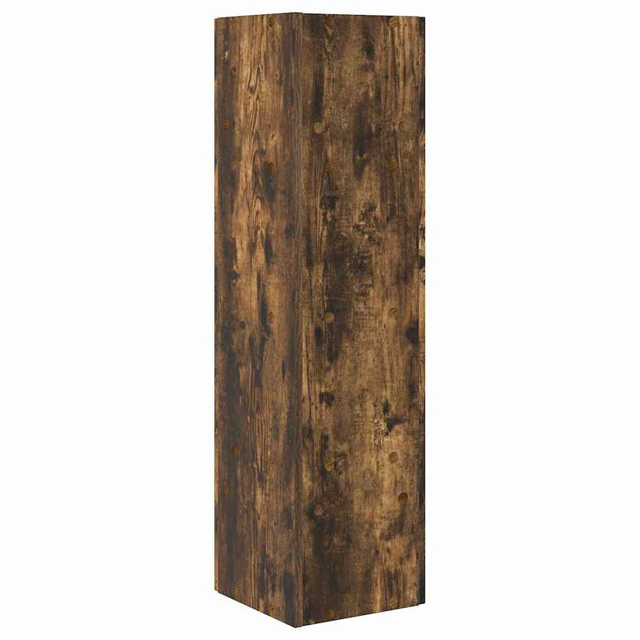 Hoekkast Wit 27,5x27x102cm Bewerkt hout