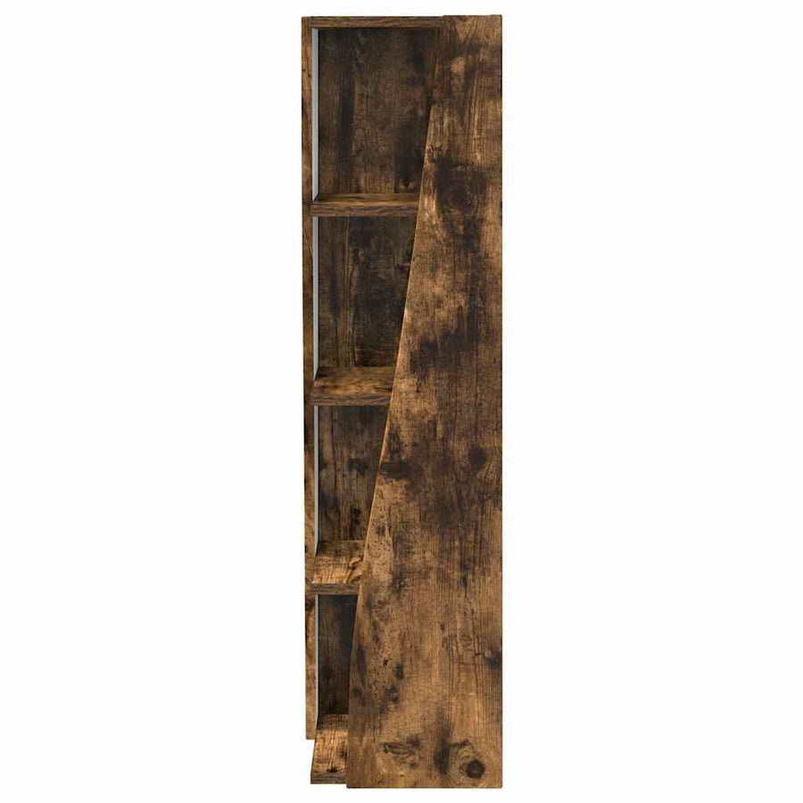 Hoekkast Wit 27,5x27x102cm Bewerkt hout