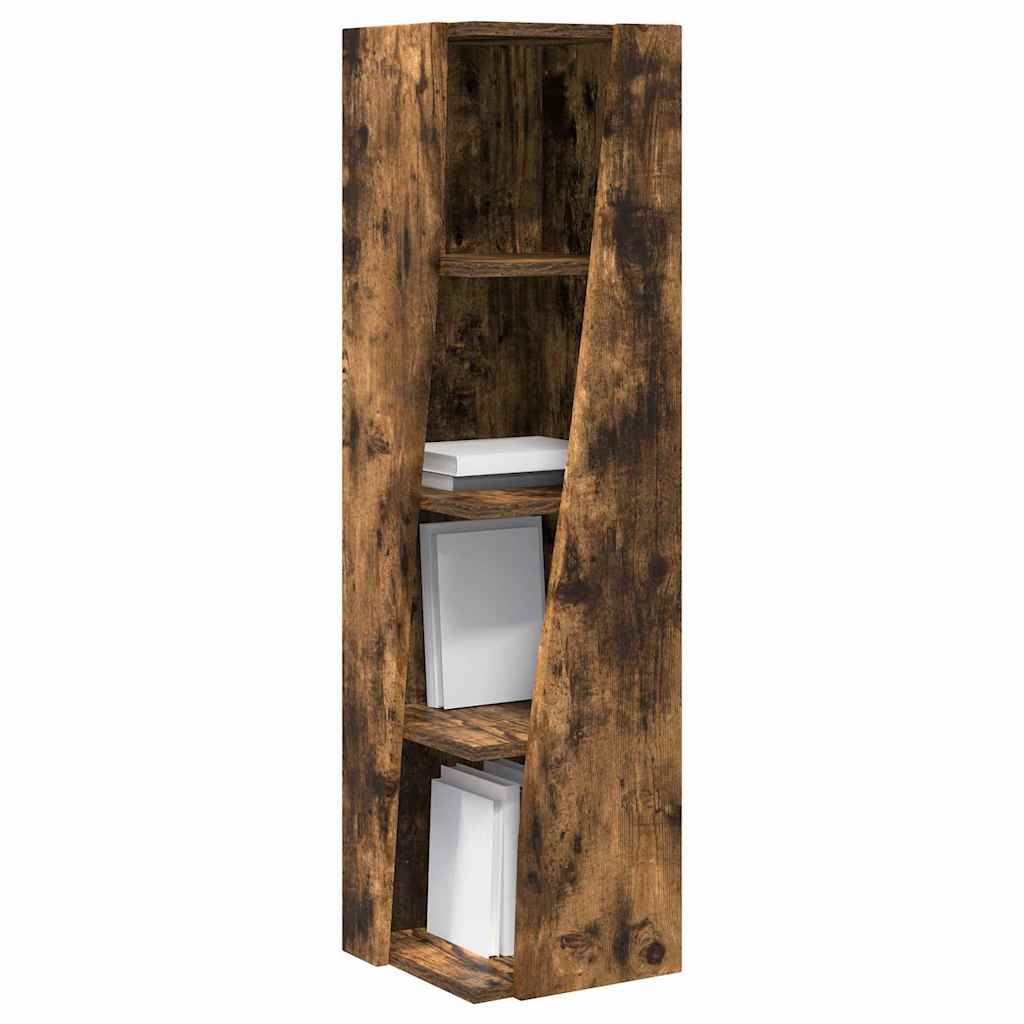 Hoekkast Wit 27,5x27x102cm Bewerkt hout