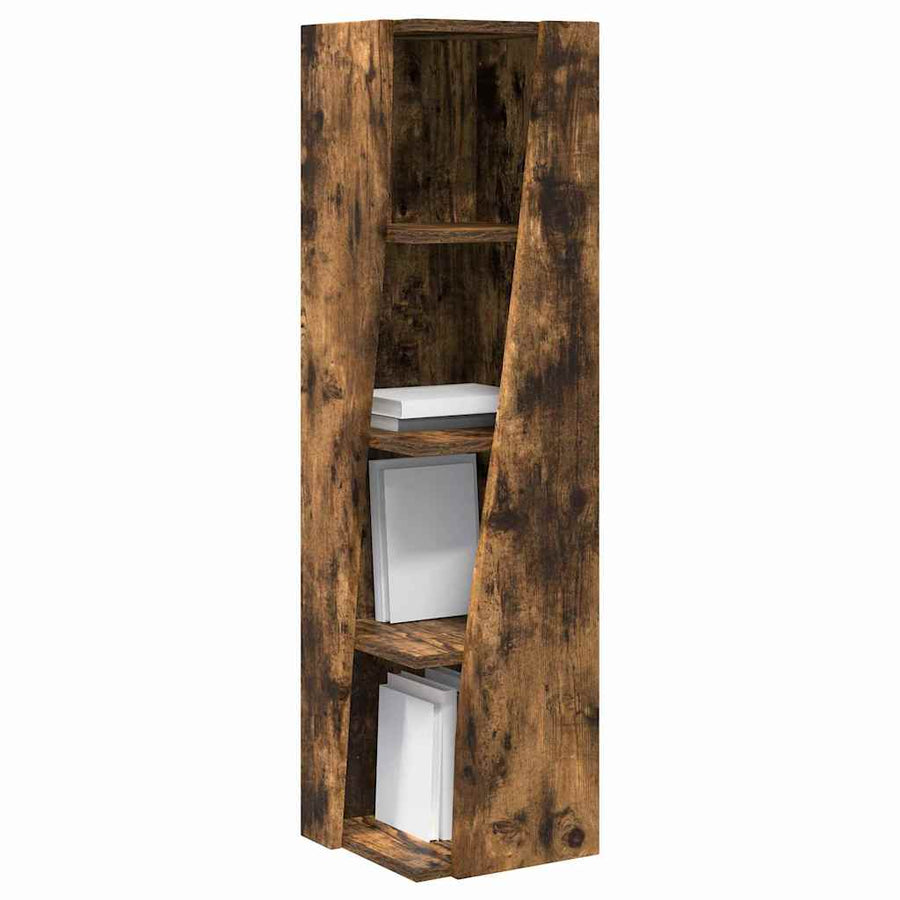 Hoekkast Wit 27,5x27x102cm Bewerkt hout