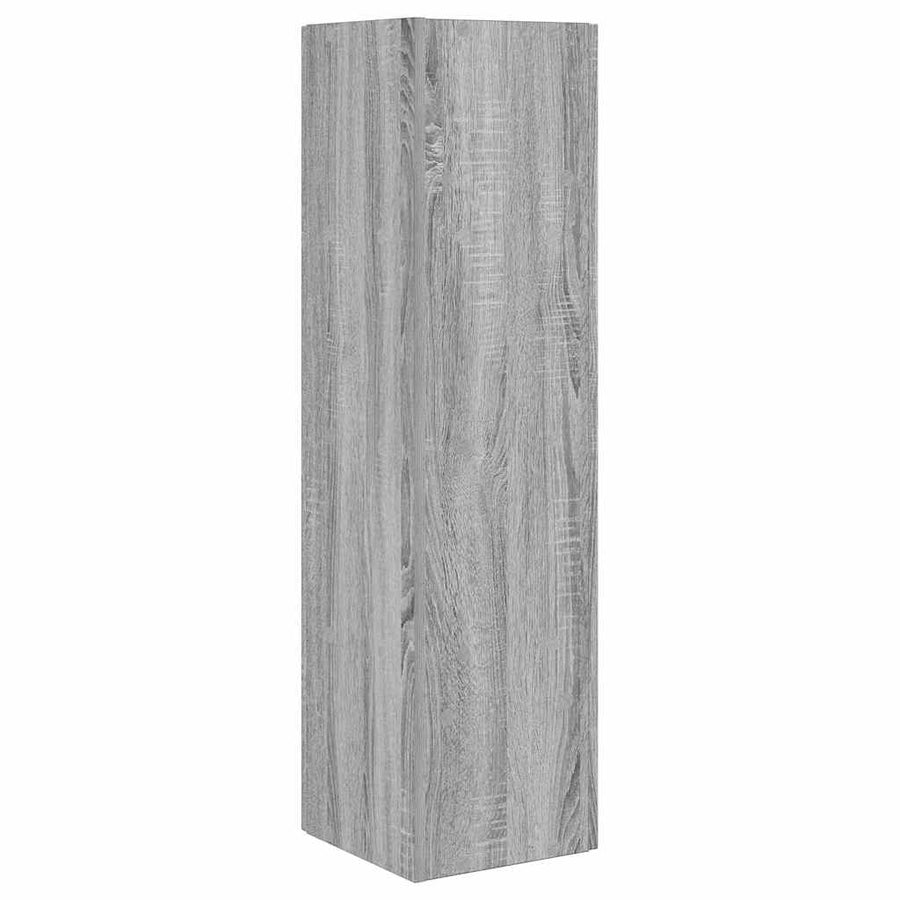 Hoekkast Wit 27,5x27x102cm Bewerkt hout