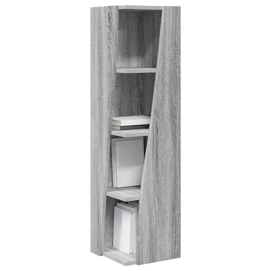 Hoekkast Wit 27,5x27x102cm Bewerkt hout