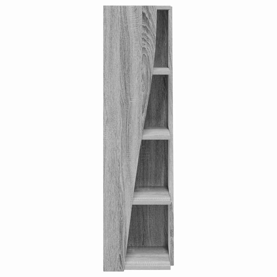 Hoekkast Wit 27,5x27x102cm Bewerkt hout