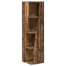 Hoekkast Wit 27,5x27x102cm Bewerkt hout