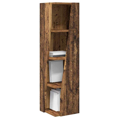 Hoekkast Wit 27,5x27x102cm Bewerkt hout