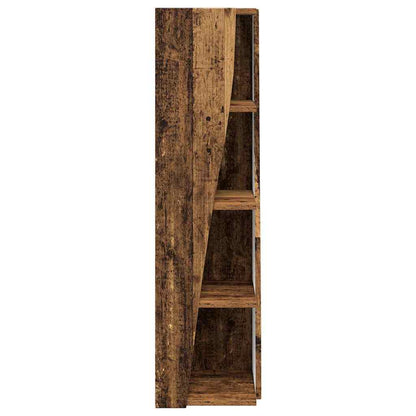 Hoekkast Wit 27,5x27x102cm Bewerkt hout