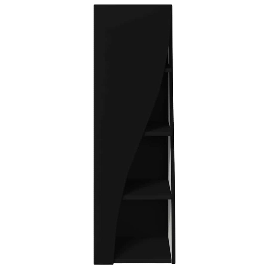 Hoekkast Wit 32x32x102cm Bewerkt hout