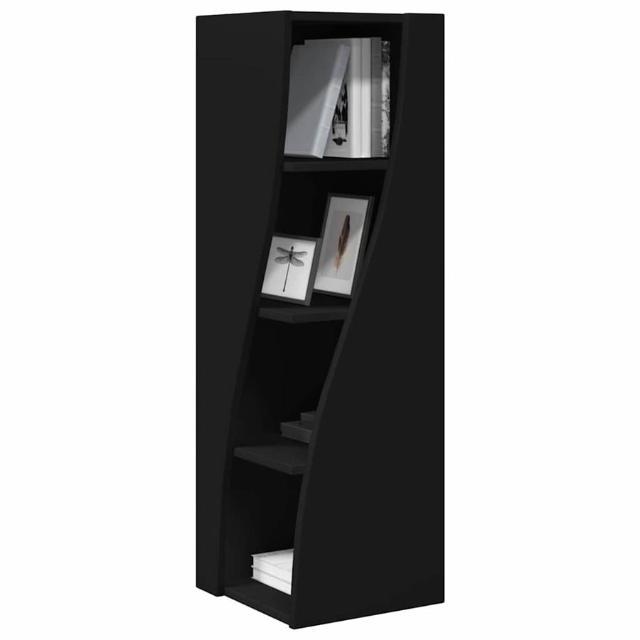Hoekkast Wit 32x32x102cm Bewerkt hout