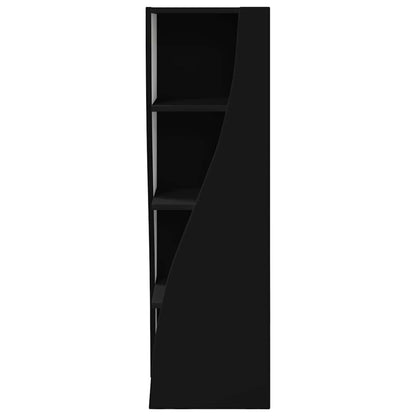 Hoekkast Wit 32x32x102cm Bewerkt hout