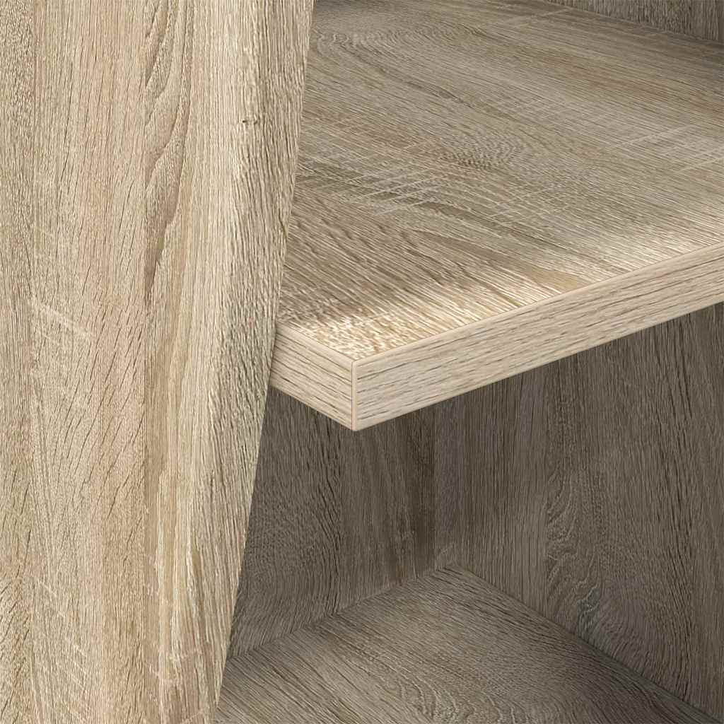 Hoekkast Wit 32x32x102cm Bewerkt hout