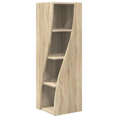 Hoekkast Wit 32x32x102cm Bewerkt hout