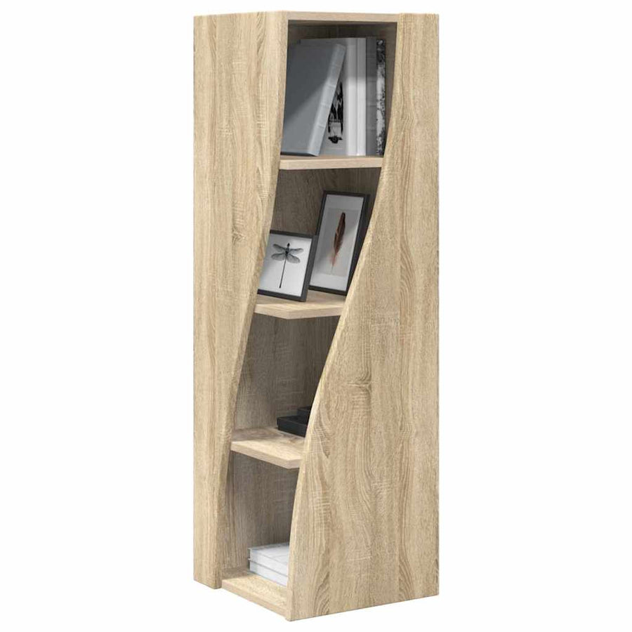 Hoekkast Wit 32x32x102cm Bewerkt hout