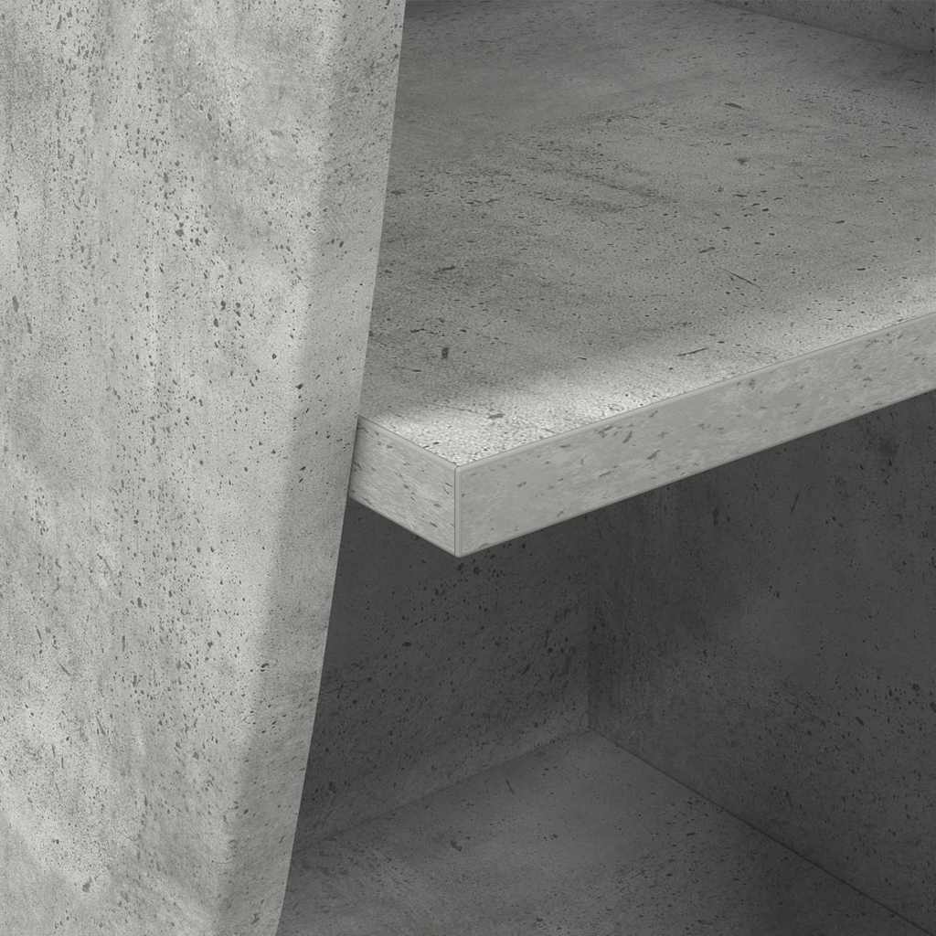 Hoekkast Wit 32x32x102cm Bewerkt hout